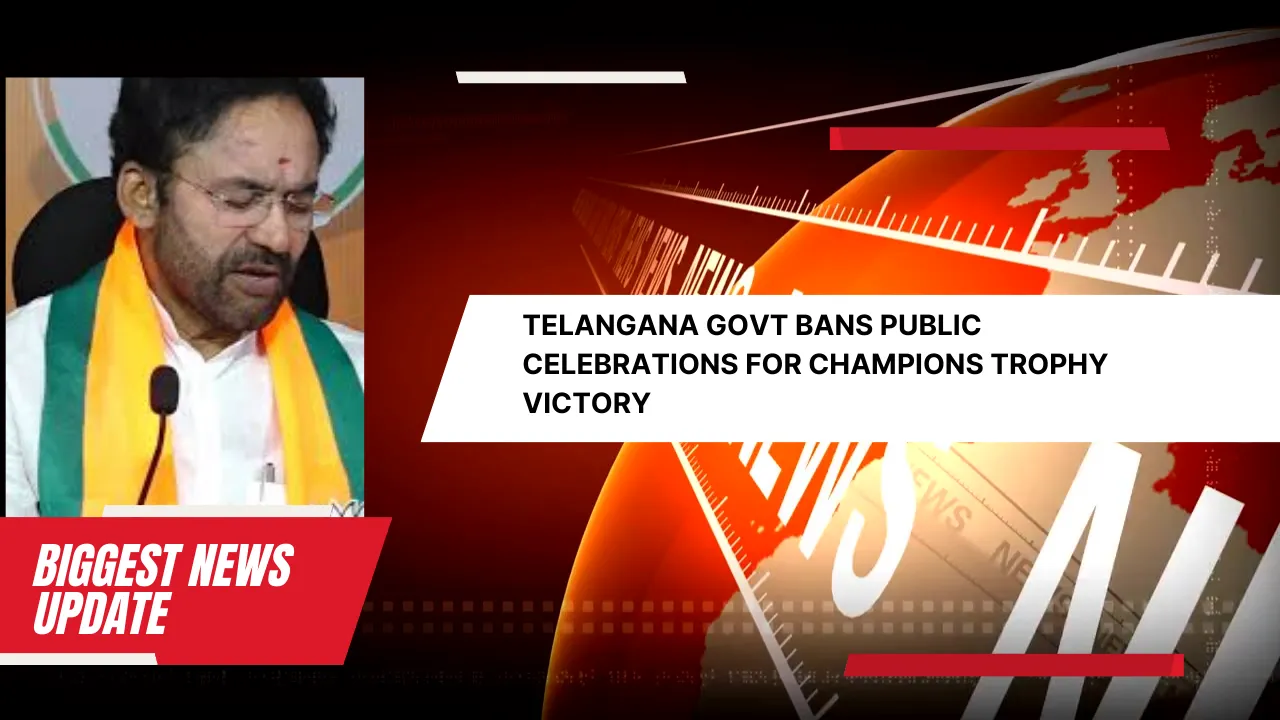 Telangana Govt Bans Public Celebrations for Champions Trophy Victory