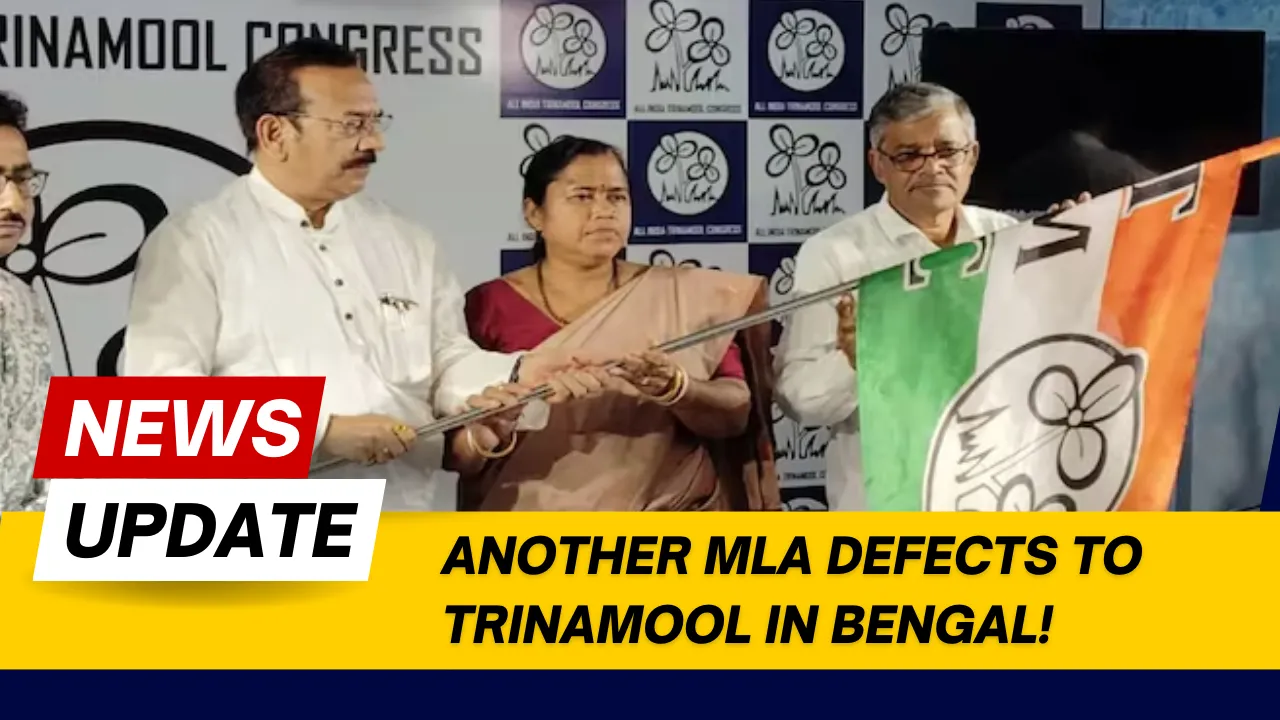 In a stunning twist, another BJP MLA has defected to the Trinamool Congress in Bengal